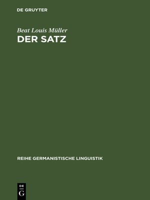 cover image of Der Satz